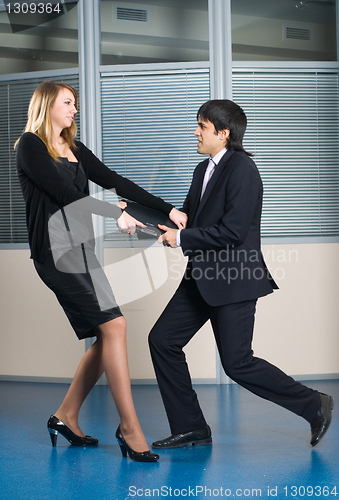 Image of Businessman argue