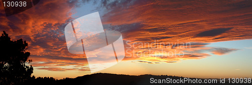 Image of Red sky