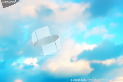 Image of evening sky background