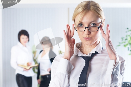 Image of Young business lady