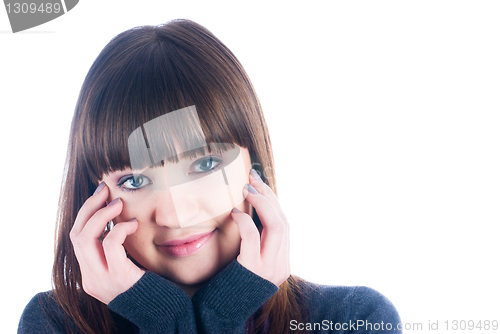 Image of Girl with crossed fingers