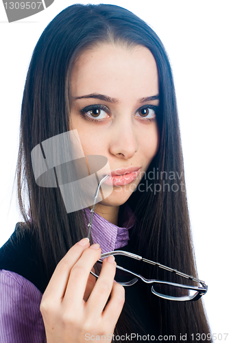 Image of Girl with glasses