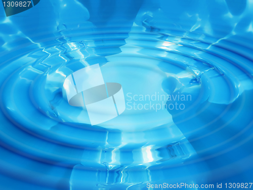Image of  blue abstract background