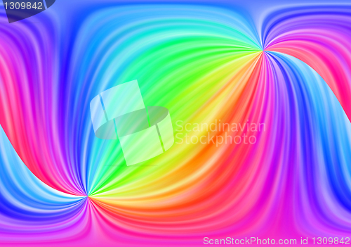 Image of rainbow abstract background