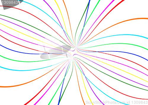 Image of abstract color lines