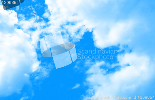 Image of sunny sky background