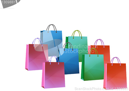 Image of Colorful Shopping Bags