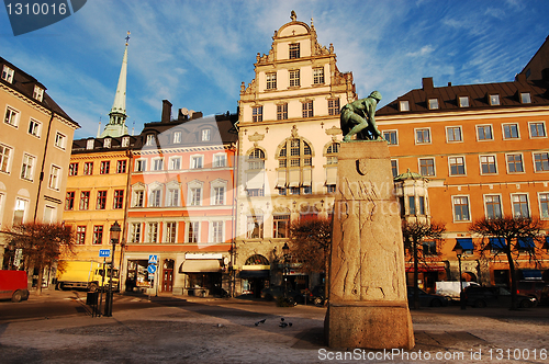 Image of Kornhamnstorg square in Sockholm