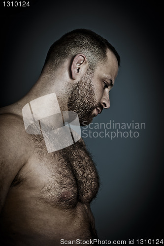 Image of hairy man