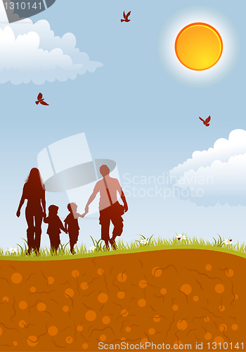 Image of Family silhouettes