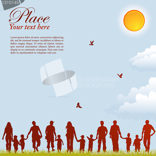 Image of Family silhouettes