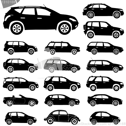 Image of Silhouette cars