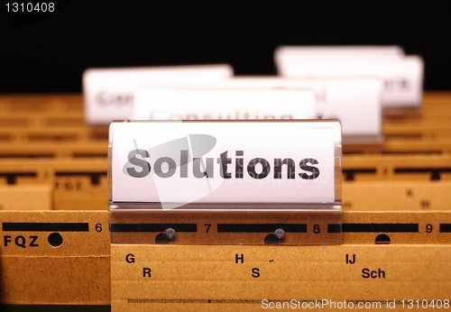 Image of solution