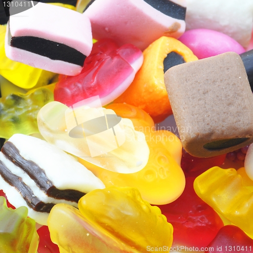 Image of sweets texture