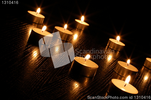 Image of romantic candle light