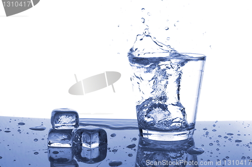 Image of ice water