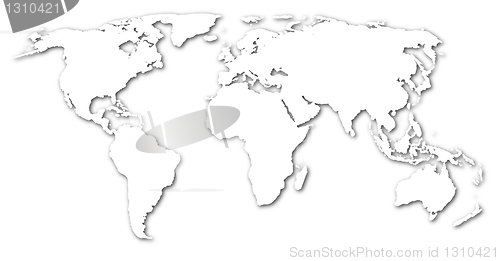 Image of map of the world