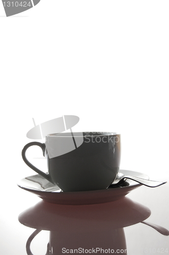 Image of cup of coffee with copyspace