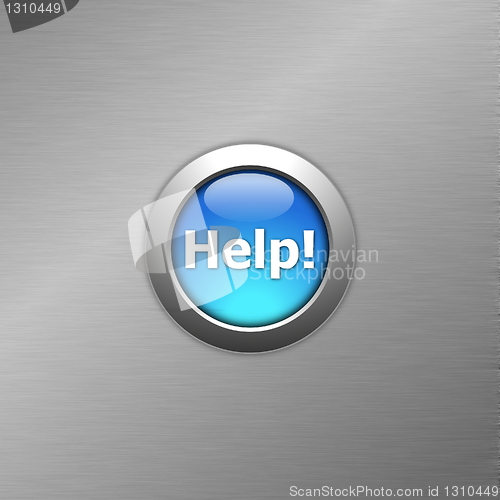 Image of blue help button