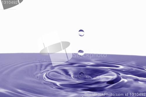 Image of splashing water drop