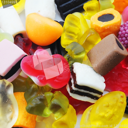 Image of candy background