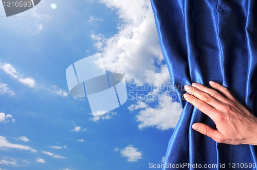 Image of blue sky