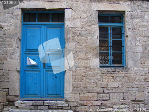 Image of Blue door