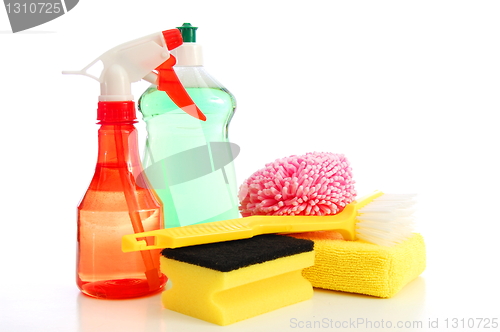 Image of cleaning supplies