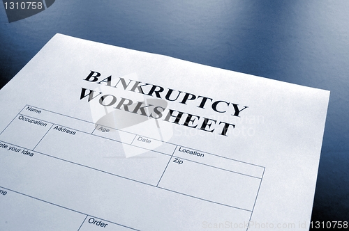 Image of bankruptcy