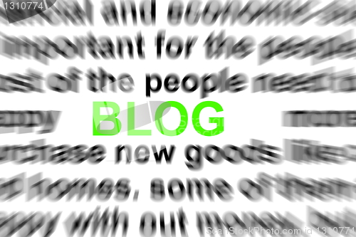 Image of blog or internet concept