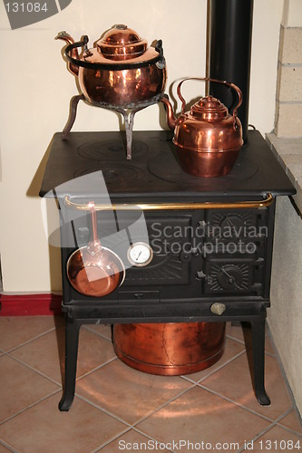 Image of Traditional kitchen stove