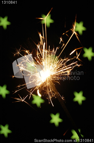 Image of christmas sparkler