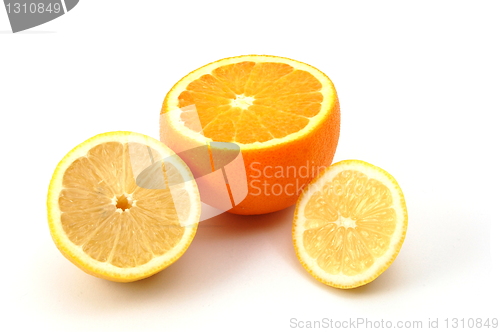 Image of lemon orange and citron fruit