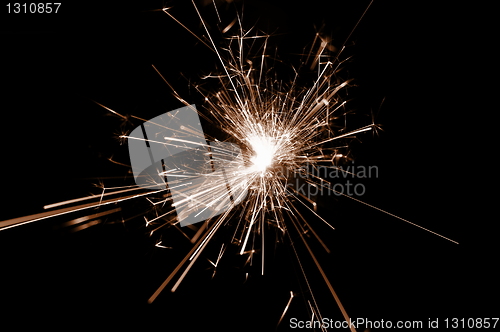 Image of sparkler on holiday