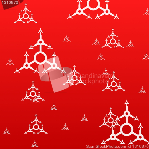Image of red xmas background