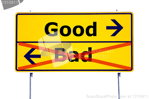 Image of good and bad