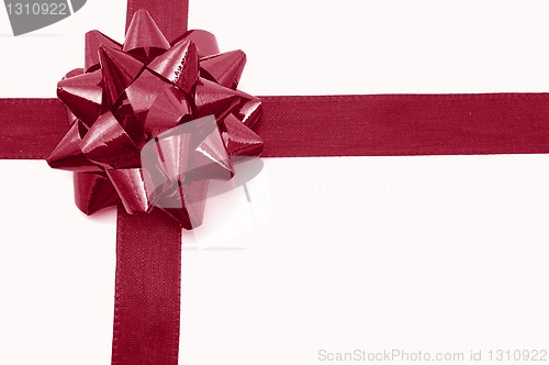 Image of Christmas Gift with ribbon