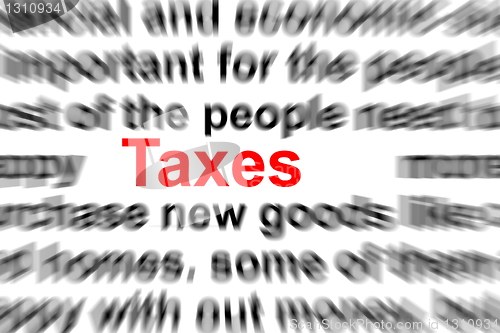 Image of taxes