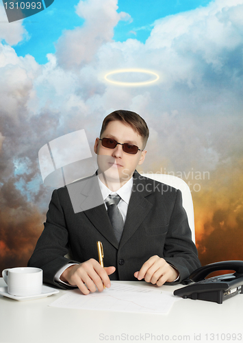 Image of Government official - almost a god