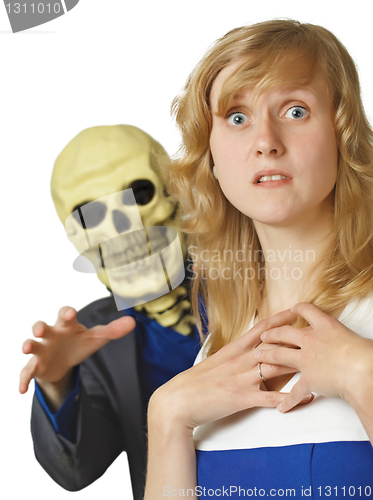 Image of Terrible death came young woman