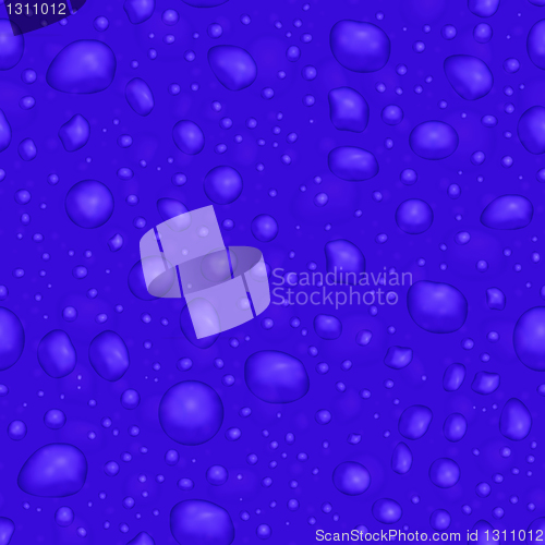Image of Seamless texture - transparent water dropls