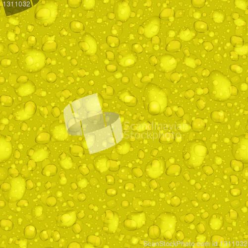 Image of Spray on yellow background - abstract seamless texture
