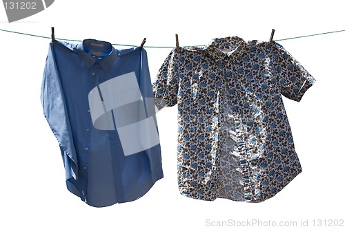 Image of Shirts on a Line