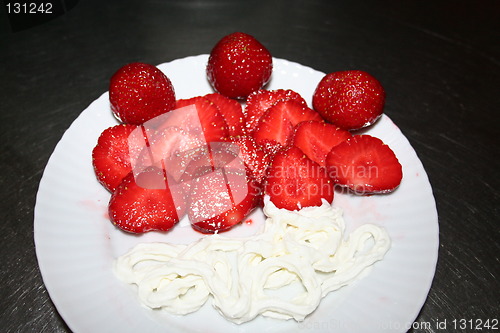 Image of Strawberries and  cream