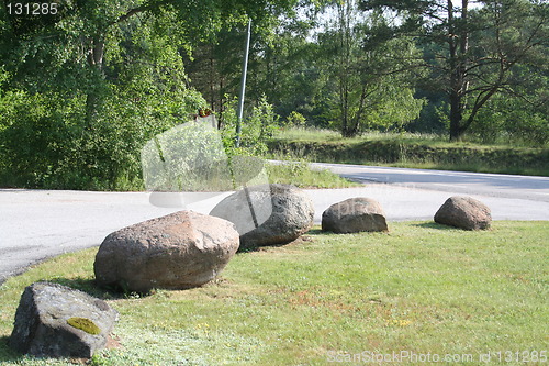 Image of Stones beside the path