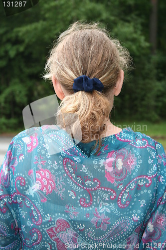 Image of Woman with pony tail