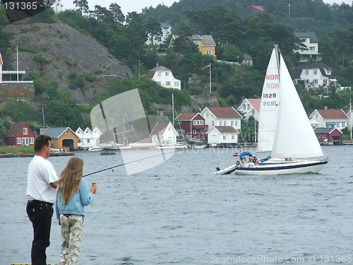 Image of Father and daughter