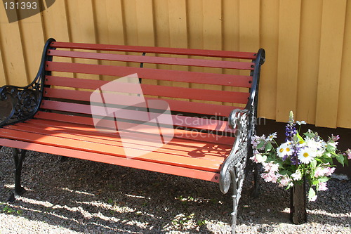 Image of Sofa in wood and iron