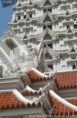 Image of Detail of Vietnamese style temple in Thailand