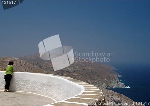 Image of woman at overlook